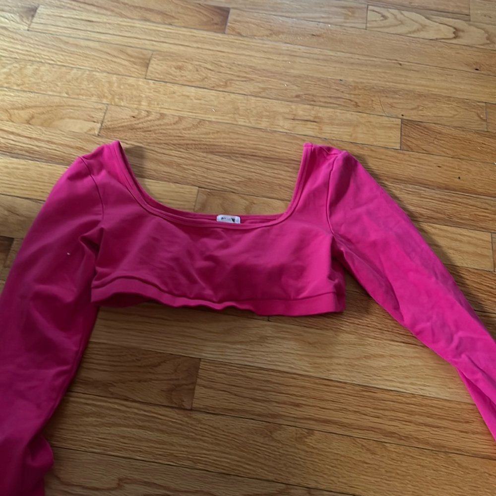 garage super cropped long sleeve